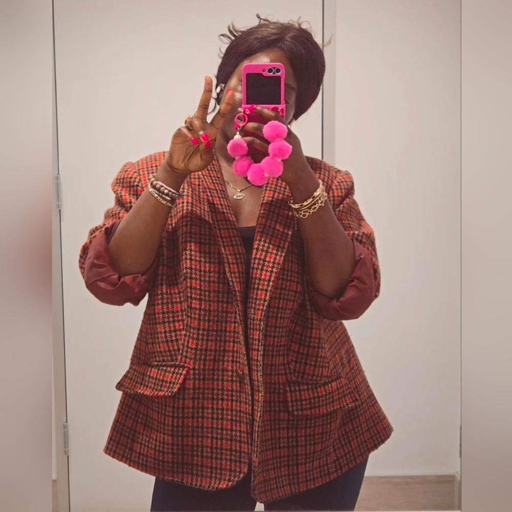 Talbots - Plaid Blazer